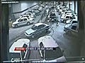 Garage roof collapse from heavy snow