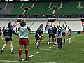 Le XV de France s’entraîne au Stade de France