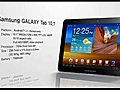 Galaxy Tab 10.1 WiFi Official Info Clip