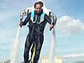 Inventor’s Water-Powered Jet Pack