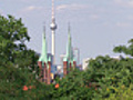 Berlin panoramic view - 2 clips