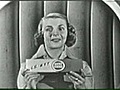 Lucky Strike Cigarettes commercial with Dorothy Collins (1952)