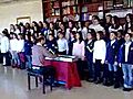Los escolares de Maristas de Alicanten hace del himno del HÃ©rcules un villancico