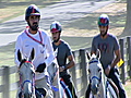 Dubai ruler rides in U.S. equine event