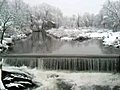 Spring snow at the Old Mill in Sciota