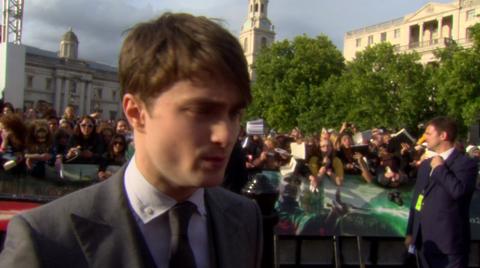 Interview: Daniel Radcliffe at Harry Potter and The Deathly Hallows pt 2 premiere