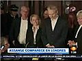 Assange comparece en Londres