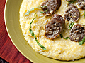 Creamy Polenta With Parmesan and Sausage