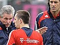 Erstes Bayern-Training unter Heynckes