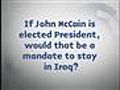 Harry Reid on John McCain and the Iraq War