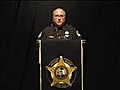 Sunny Isles police chief Fred Maas addresses the funeral of the two Miami-Dade Police officers that were killed last week