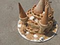 How To Make a Sandcastle Cake