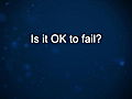 Curiosity: Ralph Osterhout: On Failure