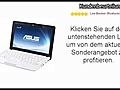 Asus EeePC R105 25,6 cm (10,1 Zoll) Netbook (Intel Atom N450 1,6GHz,  1GB RAM, 160GB HDD, Intel GMA