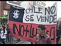 Miles de estudiantes chilenos exigen más recursos
