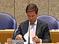 Rutte botst met oppositie over bezuinigingen zorg