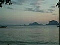 couche de soleil sur railay beach