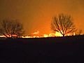 On Camera: Crews Film Massive Texas Fires