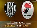 Cesena-Bari 1-0