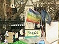 Peace Demonstration Stock Footage