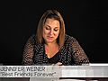 Novelist Jennifer Weiner Reads From Best Friends Forever,  Excerpt 2