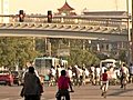 Time-lapse Traffic At Major Road,  Beijing Stock Footage