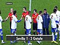 Liga BBVA. Jornada 13. Sevilla 1 - Getafe 3