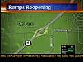 Scheuring Road ramps to reopen