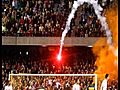 Flares at Socceroos v Serbia anger police