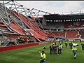 Dutch stadium roof collapse