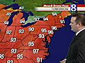 Temps To Hit 90s Tomorrow