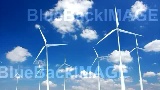 映像素材 風力発電 Wind Turbine B1CW