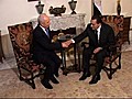 Moubarak et Peres : vers un dialogue direct israélo-palestinien