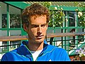 Andy Murray gets ready for Wimbledon