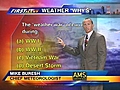 Tue. Nov. 11th - Evening Forecast