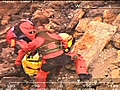 Man and dog survive cliff fall