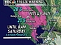 Bay Area Snow Flurries Reported. Jeff Ranieri With Snow Chance & Freeze Warning.