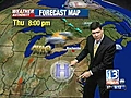 VIDEO: 13WHAM Weather Authority Evening Forecast -- 10/29/08