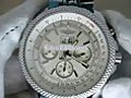 Breitling Bentley White Dial Stainless with Bracelet Mens Wristw