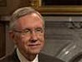 Reid on nuclear energy,  budget battle