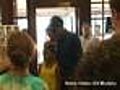 Raw Video: Obama & Daughters Visit Bookstore