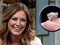 Hilary Duff Discusses Her Wedding Day: Shows Off Her Giant Rock!