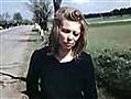 RAPED AND BEATEN BY THE RED ARMY  . GERMAN TEEN GIRL FILMED IN COLOR  AFTER PASSAGE OF THE RED ARMY 1945