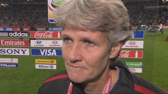 Pia Sundhage After Heartbreaking Loss