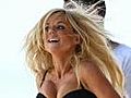 SNTV - Holidaying Geri Halliwell’s busty talk