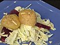 Eat Beat Alder-Smoked Scallops with Fennel salad