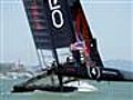 Raw Video: America’s Cup catamaran capsizes