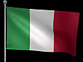 Italy Flag Stock Footage