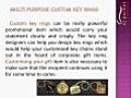Multi Purpose Custom Key Rings by AJ Parkes