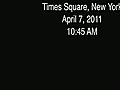 Wells Fargo Flash Mob &#8212; Times Square